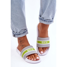 Vaahtomuovitossut Big Star JJ274647 Valko-harmaa 1