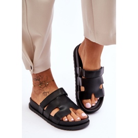 Naisten klassiset mustat Molie-tossut 1