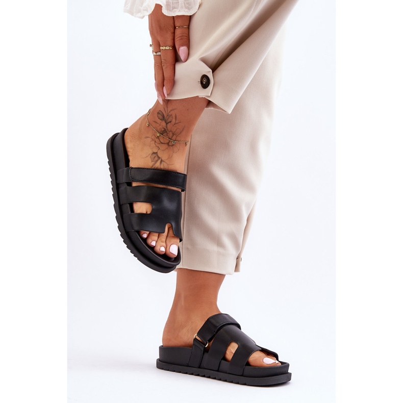 Naisten klassiset mustat Molie-tossut 2