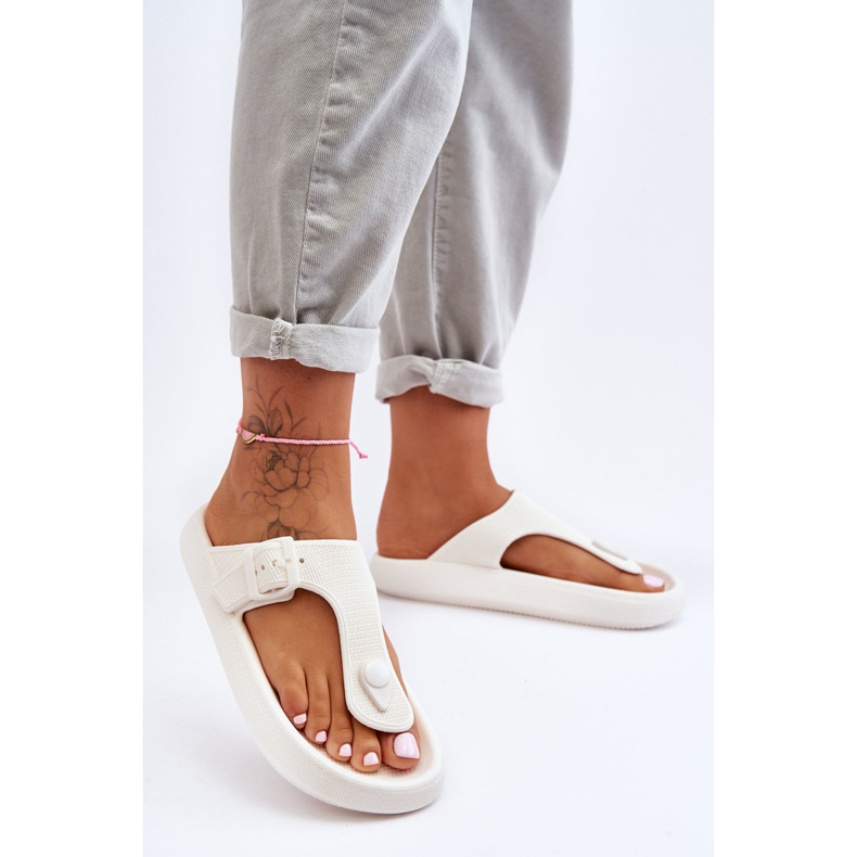 Naisten vaahtovarvastossut, valkoinen Apollo 1