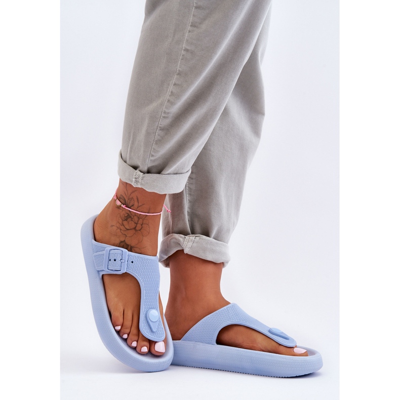 Naisten Apollo Blue Foam -varvastossut sininen 2