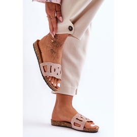 Naisten nastatossut Pinkki Evelins vaaleanpunainen 2