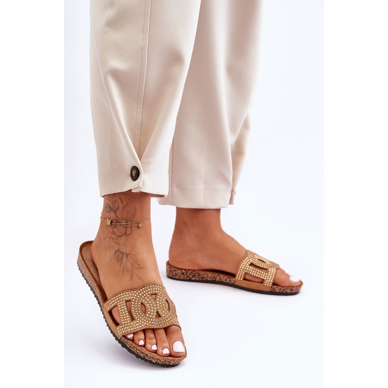 Naisten nastatossut Ruskeat Evelins 2