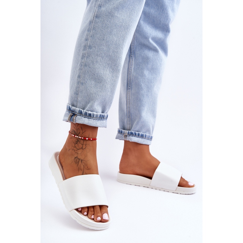 Klassiset naisten tossut, valkoinen Rolien 1