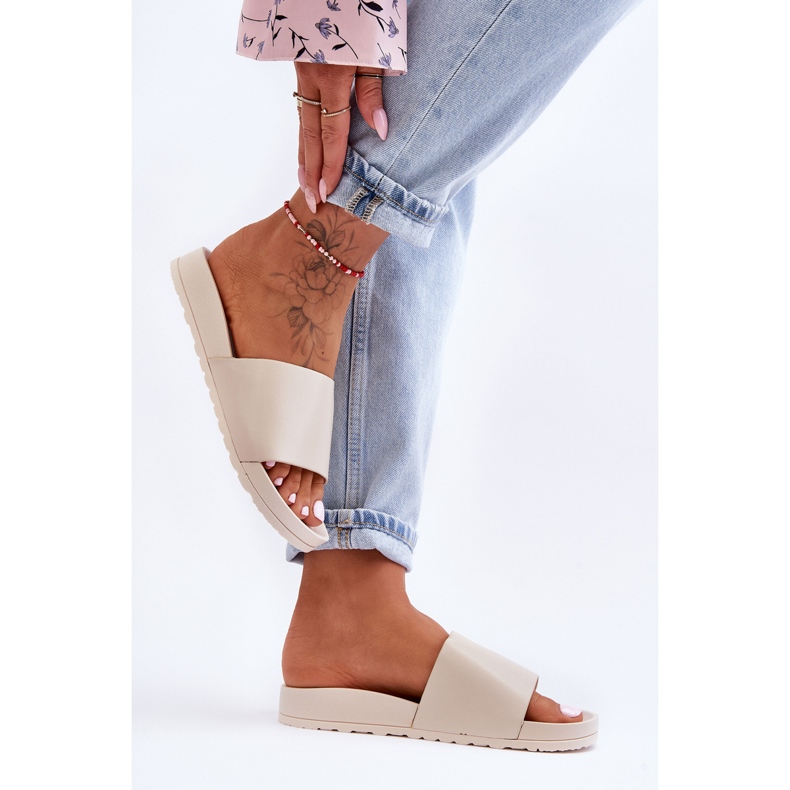 Klassiset naisten tossut beige Rolien 2