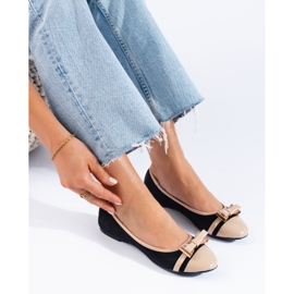 Naisten balettihousut rusetilla Shelovet musta 1