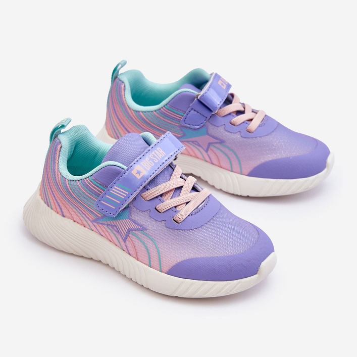 Kevyet lasten urheilukengät Memory Foam System Big Star LL374151 Purppura violetti 1