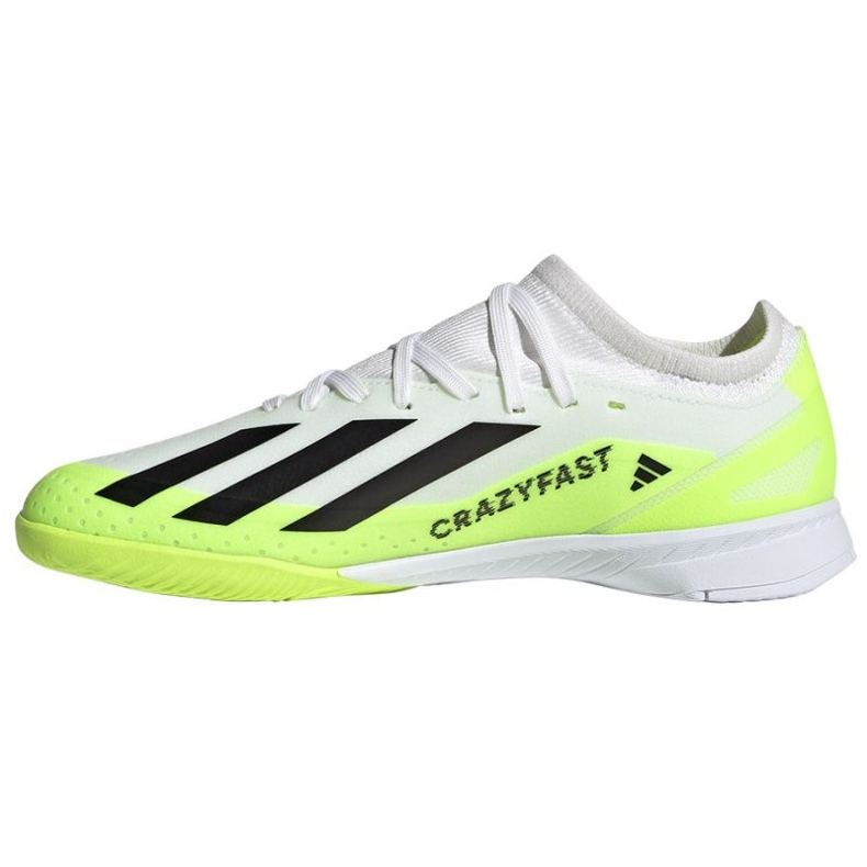 Adidas X Crazyfast.3 In Jr IE1563 jalkapallokengät valkoinen valkoinen 1