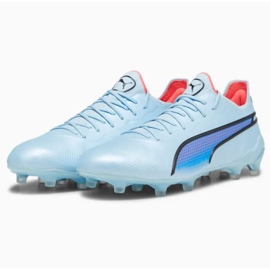 Puma King Ultimate FG/AG M 107563-02 jalkapallokengät hopea harmaan sävyjä 1