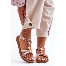 PG1 Naisten koristeelliset kimaltelevat sandaalit Pink Midol vaaleanpunainen 2