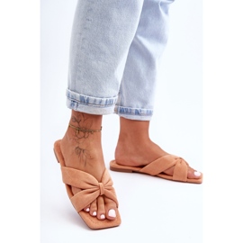 Naisten oranssit Vanilla Sky Velour -tossut 1