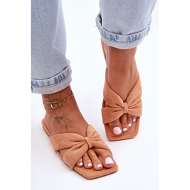 Naisten oranssit Vanilla Sky Velour -tossut 2