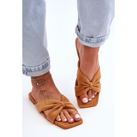 Naisten Camel Vanilla Sky -veluuritossut ruskea 1