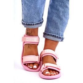 Naisten urheilusandaalit Big Star LL274729 Pinkki vaaleanpunainen 3