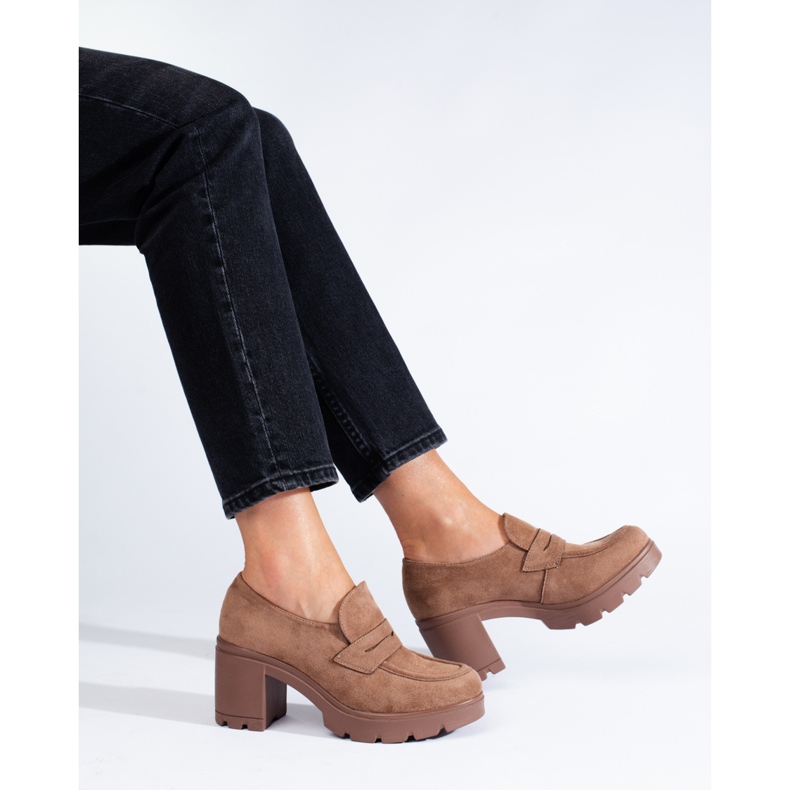 W. Potocki Potockin tummanbeiget korkokengät 1