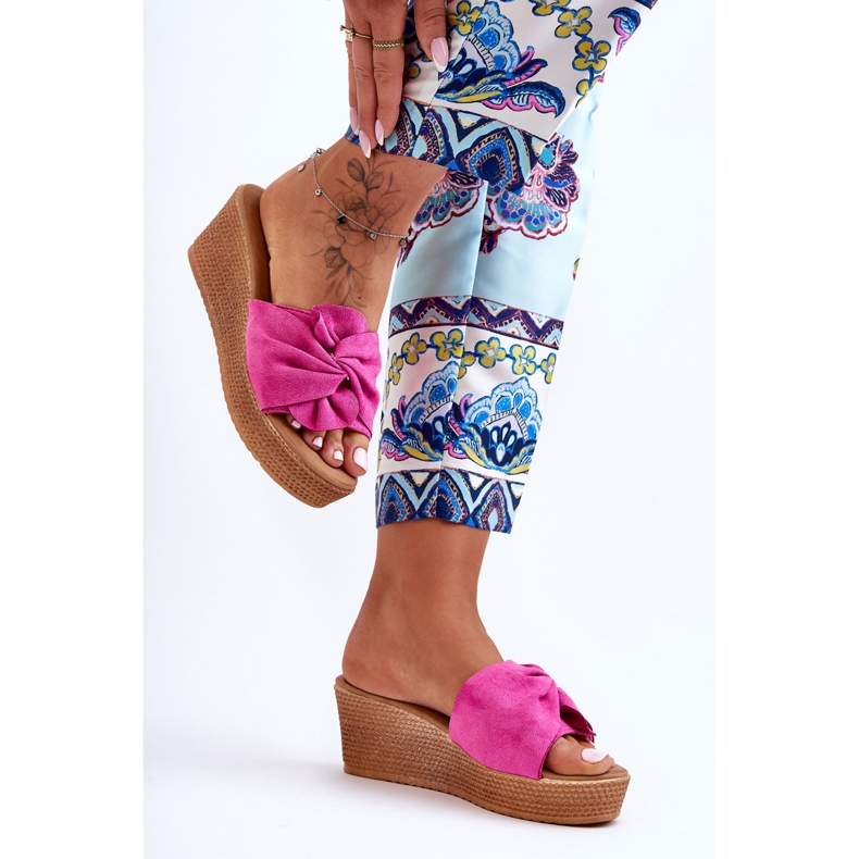 Naisten Wedge Slides Pink Calama vaaleanpunainen 1