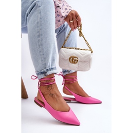 PG1 Naisten solmitut balerinat Pink Lilly Ann vaaleanpunainen 2