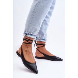 PG1 Naisten nauhabaleriinat mustat Lilly Ann 1