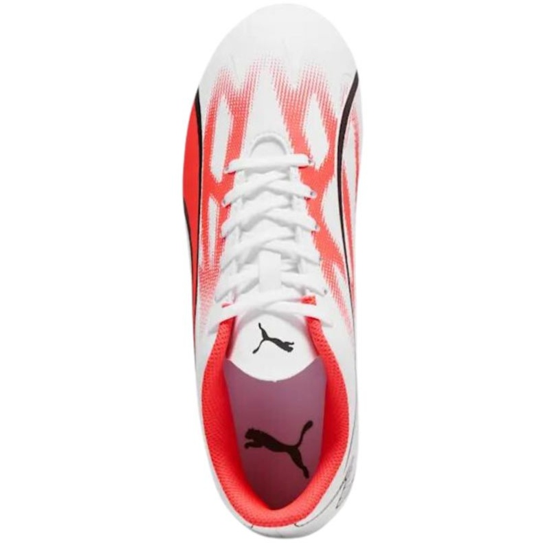 Puma Ultra Play FG/AG Jr 107530 01 jalkapallokengät valkoinen valkoinen 1