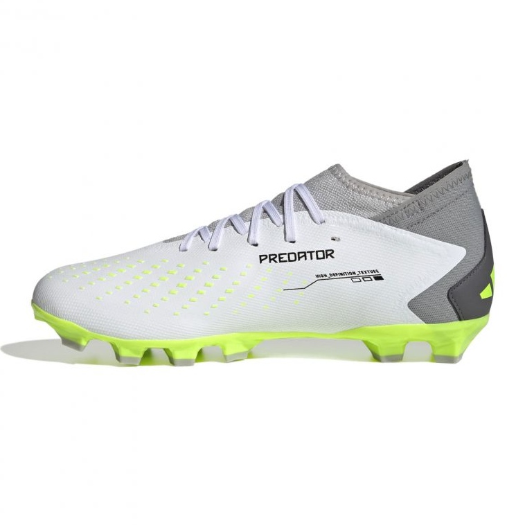 Adidas Predator Accuracy.3 Mg M IE9484 jalkapallokengät valkoinen ja harmaa valkoinen 1