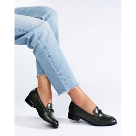 W. Potocki Potockin tummanvihreät tyylikkäät kengät 1