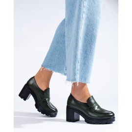 W. Potocki Potockin tummanvihreät brogut 1