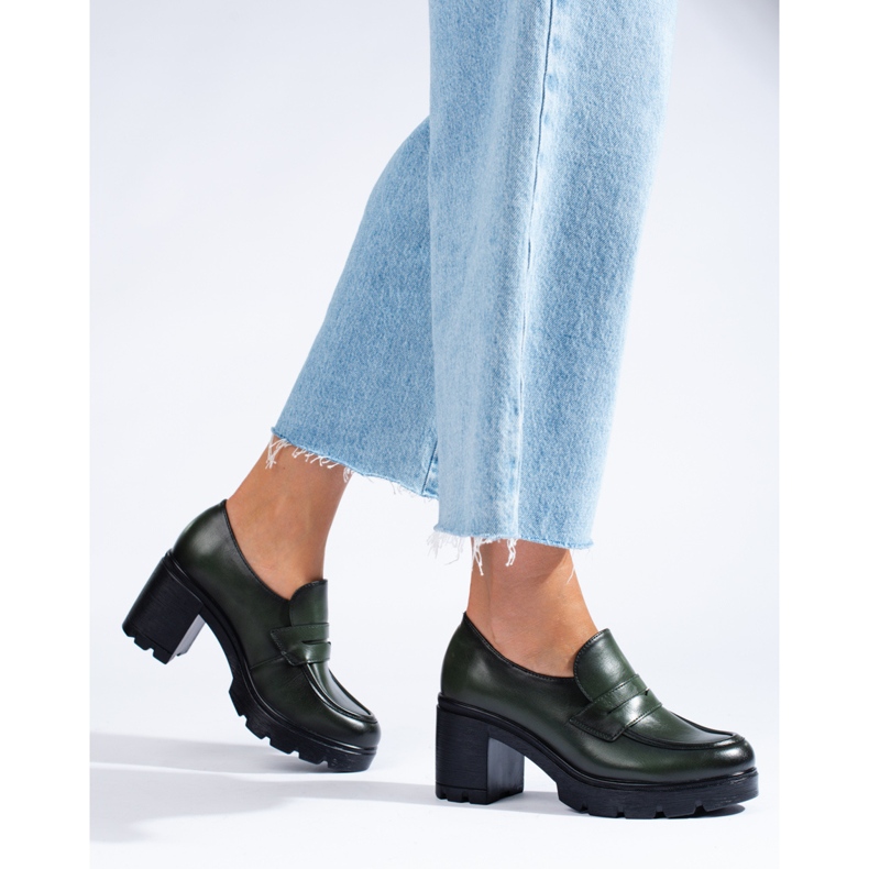 W. Potocki Potockin tummanvihreät brogut 1