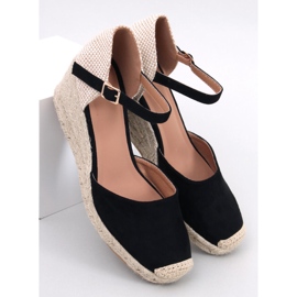 Platten Black wedge espadrillit musta 1