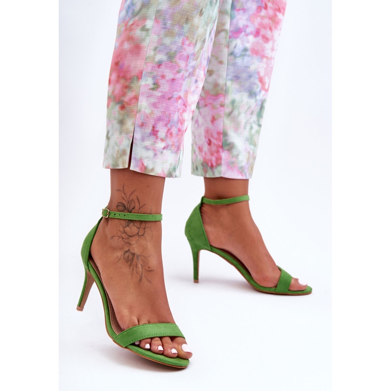 Suede Classic Tossa korkokengät sandaalit vihreä 2