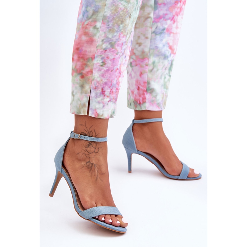 Kangas Classic High Heel Sandaalit Sininen Tossa 1