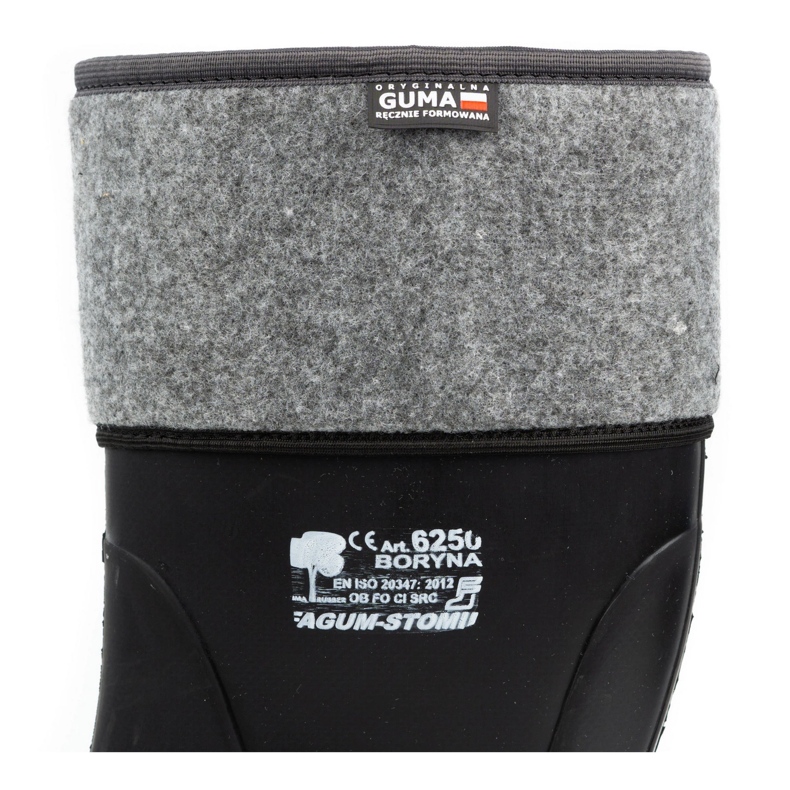 Fagum-Stomil Työsaappaat, kumisaappaat, Boryna 6250 musta 4