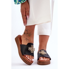 PG1 Naisten mustat Azera-koristetossut 2