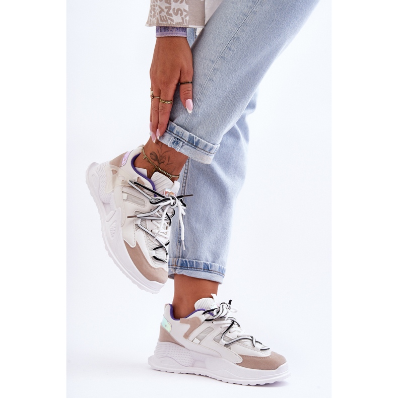 Nahkainen urheilujalkineet Valkoinen Sifel 2