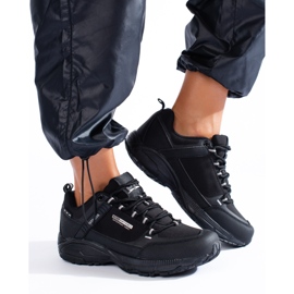 Ulkoilu vaelluskengät musta 1