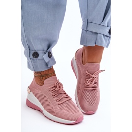 PG1 Kangas Slip-On urheilukengät Pinkki Visconti Wedge vaaleanpunainen 1