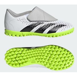Adidas Predator Accuracy.4 Vel Tf Jr IE9435 kengät valkoinen valkoinen 1