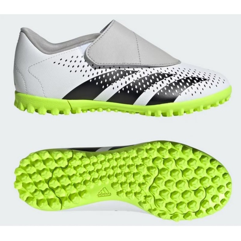 Adidas Predator Accuracy.4 Vel Tf Jr IE9435 kengät valkoinen valkoinen 1