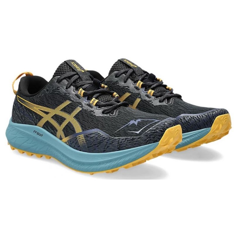 Asics Fuji Lite 4 M 1011B698 001 juoksukengät musta 1