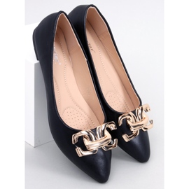 Seastar Simona Blackin tyylikkäät balerinat soljella musta 1