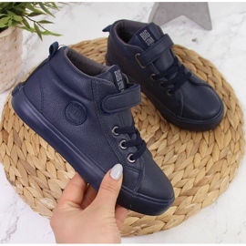 Big Star EE374003 laivastonsiniset korkeat lenkkarit sininen 1