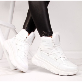 Naisten lumikengät alustalla valkoinen Big Star II274463 1