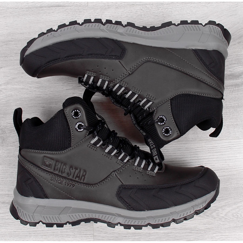 Big Star II174176 miesten harmaat vaelluskengät 1