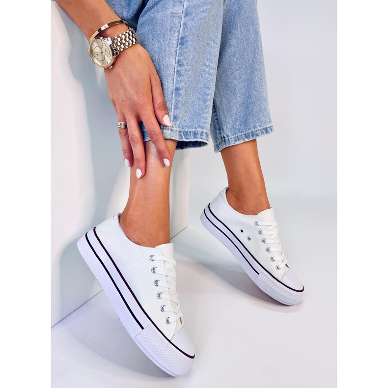 Fargis White naisten klassiset tennarit valkoinen 1