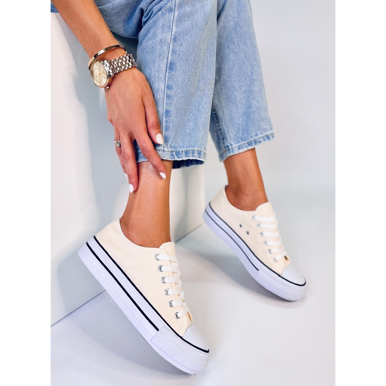 Fargis Beige naisten klassiset tennarit 1