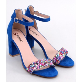 Kivikorkoiset sandaalit Valentine Blue sininen 1