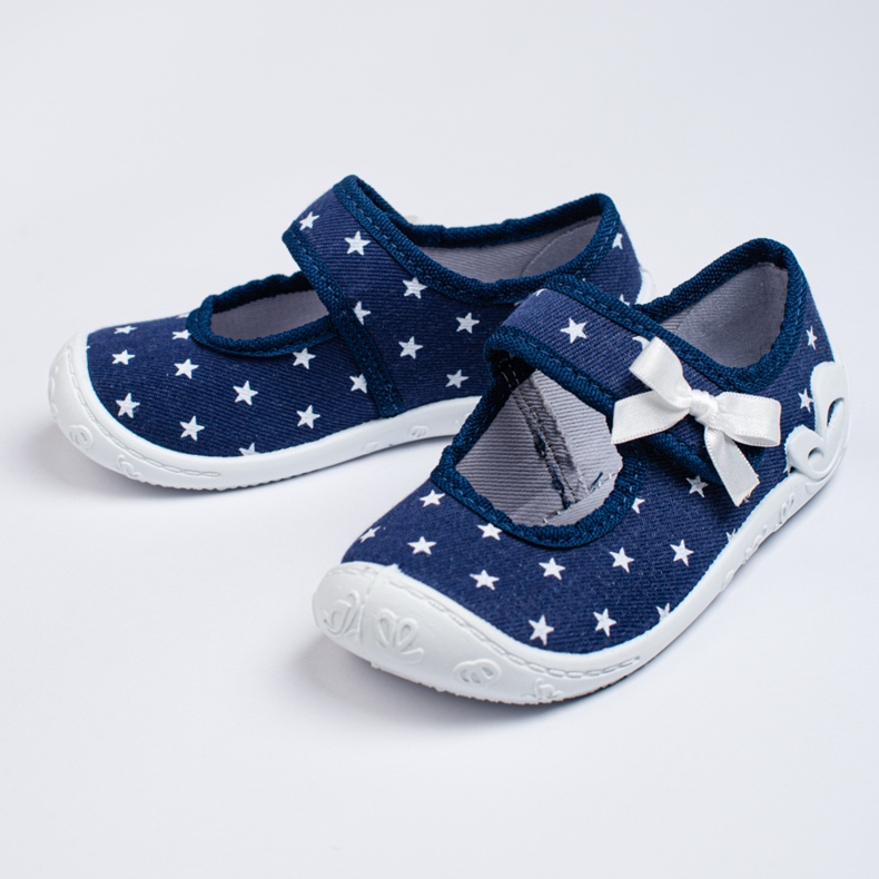 SHELOVET Tummansiniset 3F tähden tossut tytöille monivärinen 1