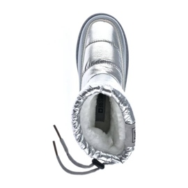 Tyttöjen hopeanväriset metalliset lumikengät Big Star KK374218 1