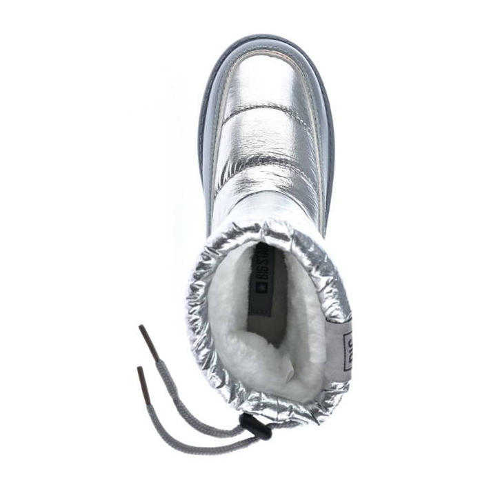 Tyttöjen hopeanväriset metalliset lumikengät Big Star KK374218 1