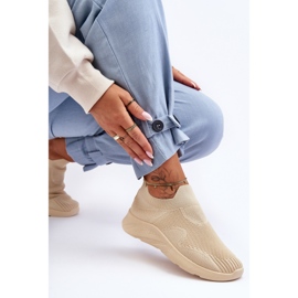 PG1 Naisten Slip-on urheilukengät beige Claris 1