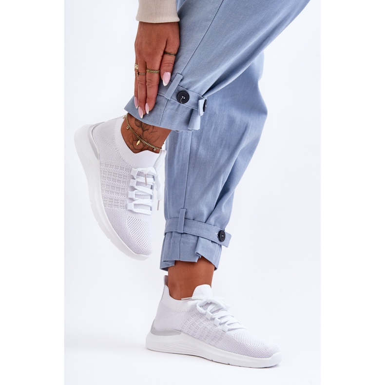 PG1 Klassiset naisten urheilukengät, valkoinen nikkeli 2